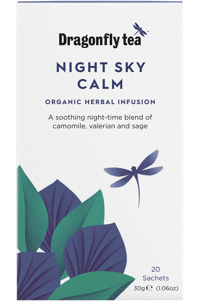 Dragonfly Organic Night Sky Calm, 20 Bags