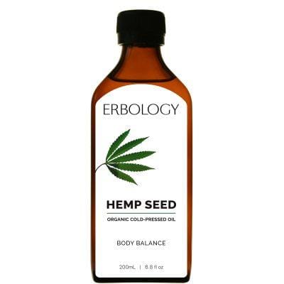Erbology Organic Hemp Seed Oil, 200ml