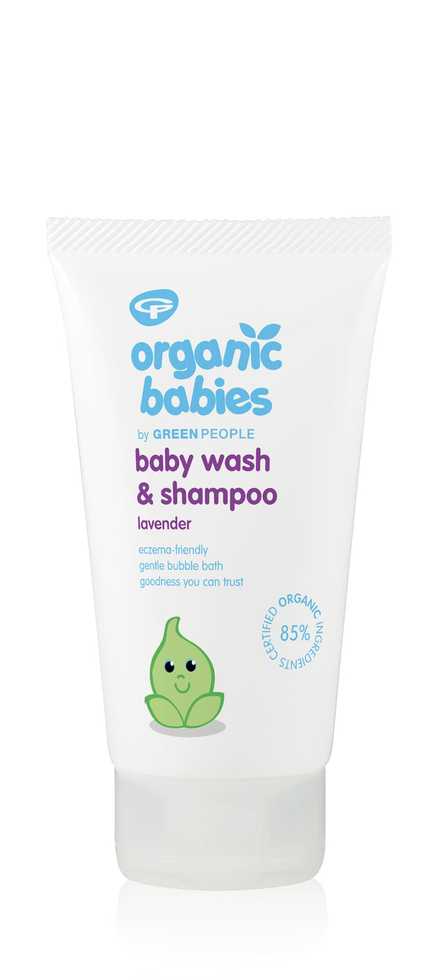 Green People Organic Babies Baby Wash & Shampoo- Lavender , 150ml