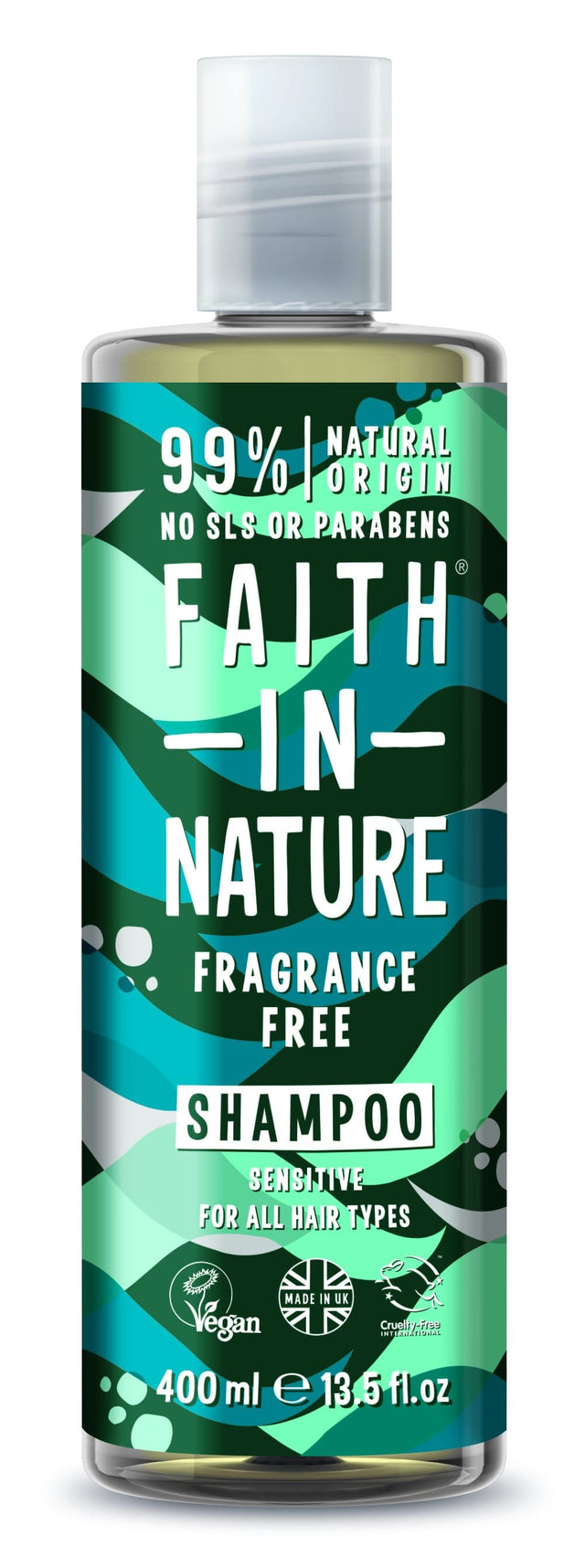 Faith in Nature Fragrance Free Shampoo, 400ml