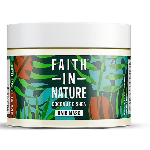 Faith in Nature Coconut & Shea Butter Hydrating Hair Mask, 300ml