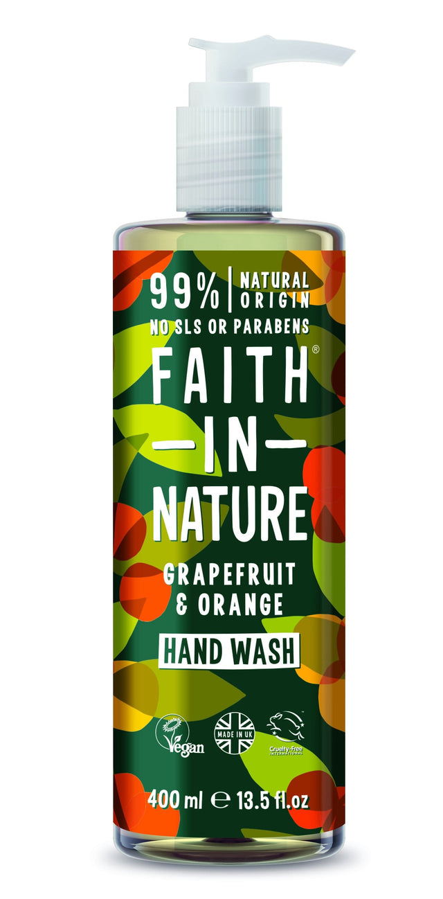 Faith in Nature Grapefruit & Orange Hand Wash, 400ml