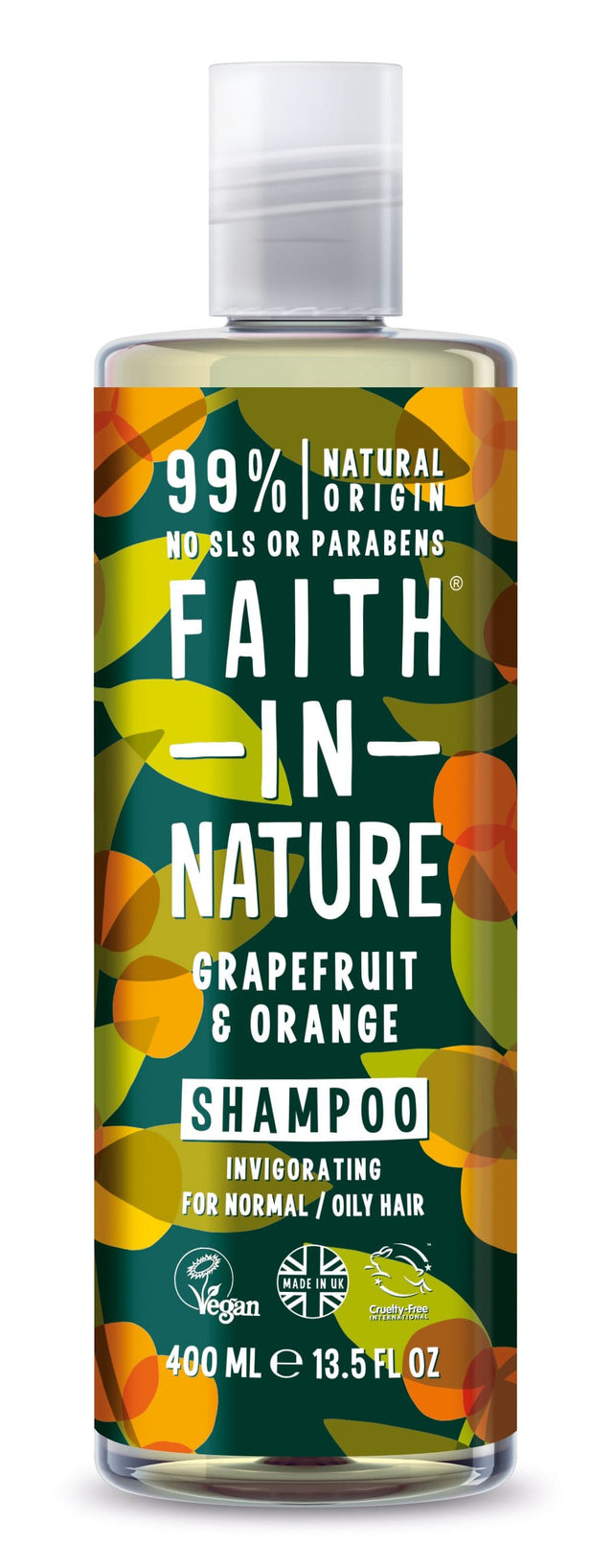 Faith in Nature Grapefruit & Orange Shampoo, 400ml