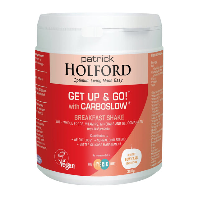 Patrick Holford Get Up and Go Low GL Drink, 300gr