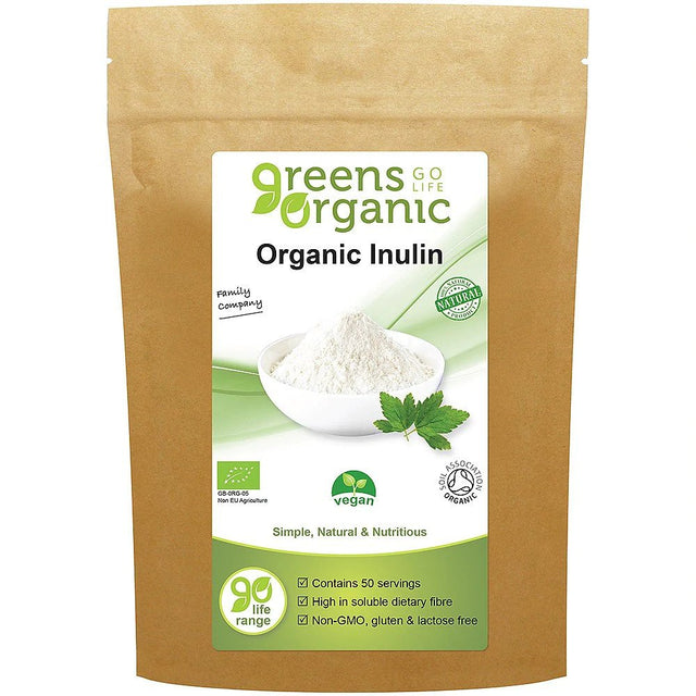 Golden Greens Organic Inulin Prebiotic Fibre, 250gr