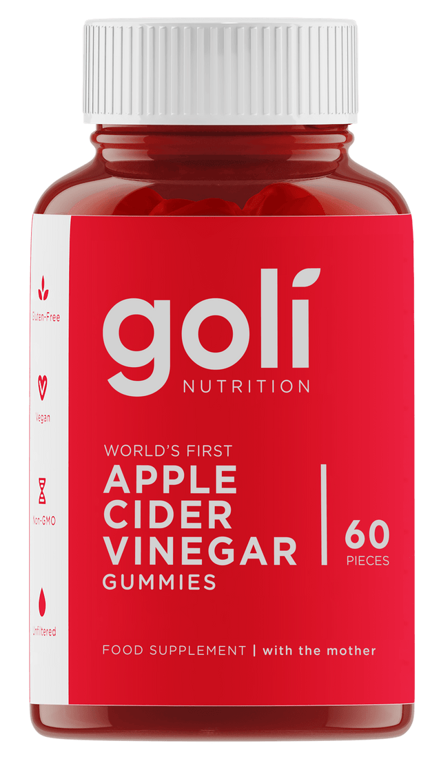 Goli Nutrition Apple Cider Vinegar Gummies, 60 Pieces