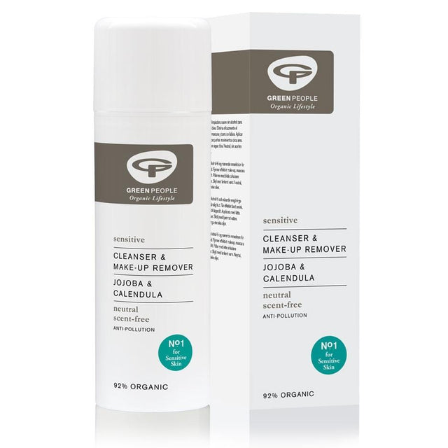 Green People Scent Free Cleanser & Make-up Remover, 150ml