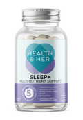 Health & Her Sleep+ Multi Nutrient Food Supplement, 60 Capsules