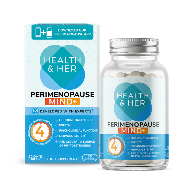 Health & Her Perimenopause Mind+ Multi-Nutrient Food, 30 Capsules