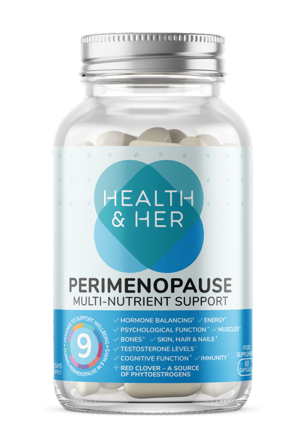 Health & Her Perimenopause Multi-Nutrient Food Supplement, 60 Capsules