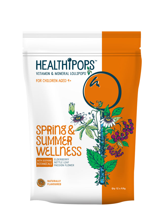 Healthipops Spring & Summer Wellness Lollipop, 12X9.9gr