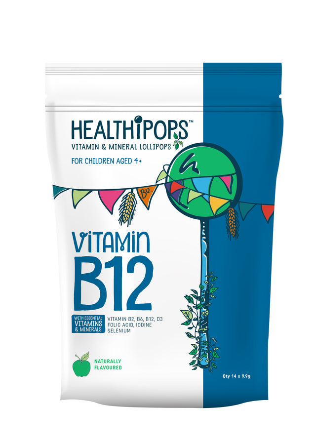 Healthipops Vitamin B12 Lollipop, 14X9.9gr