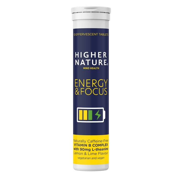 Higher Nature Energy & Focus, 10 Effervescent Tablets