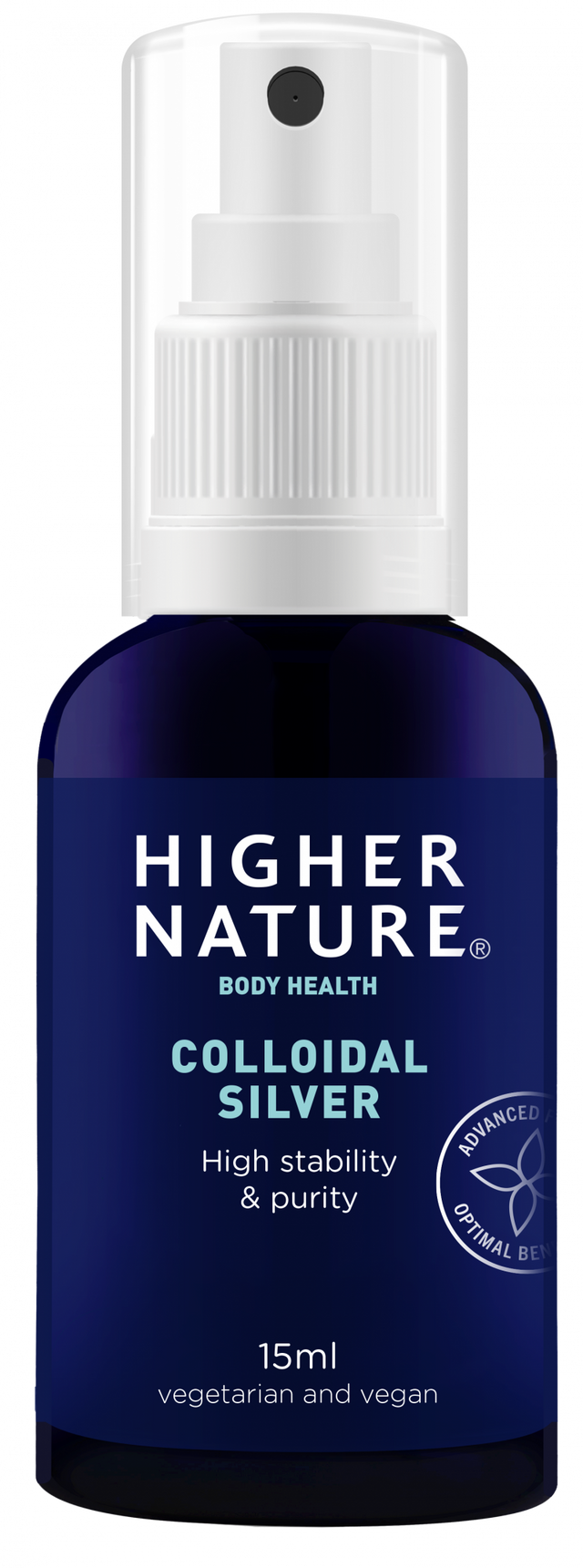 Higher Nature High Stability Colloidal Silver, 15ml