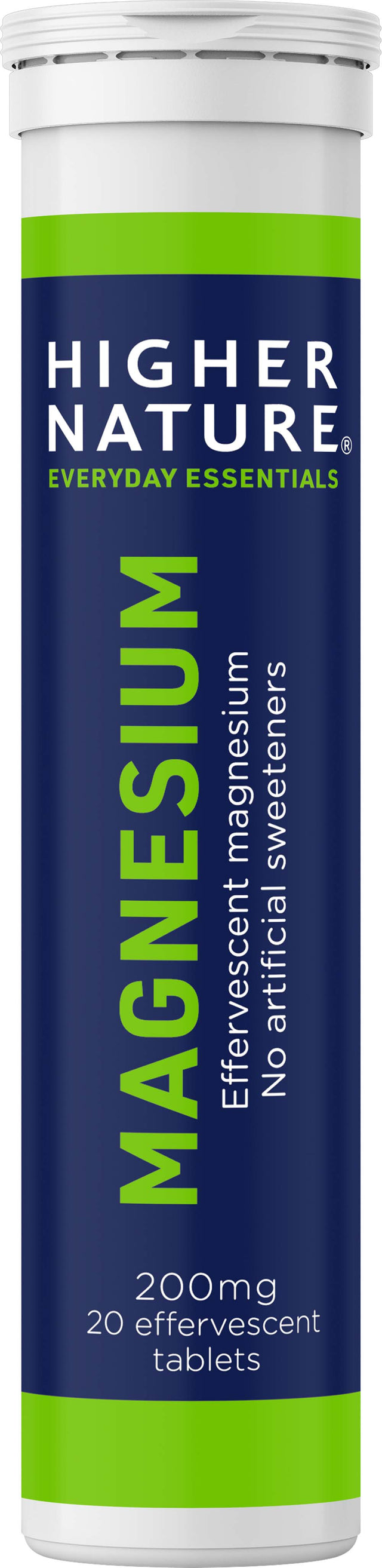 Higher Nature Magnesium Effervescent, 20 Tablets
