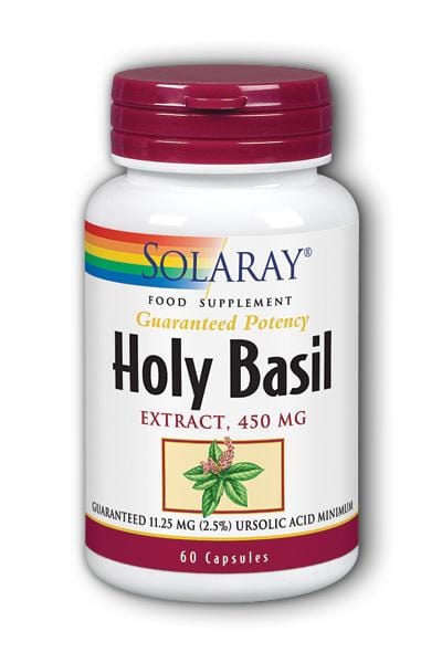 Solaray Holy Basil, 450mg, 60 Capsules