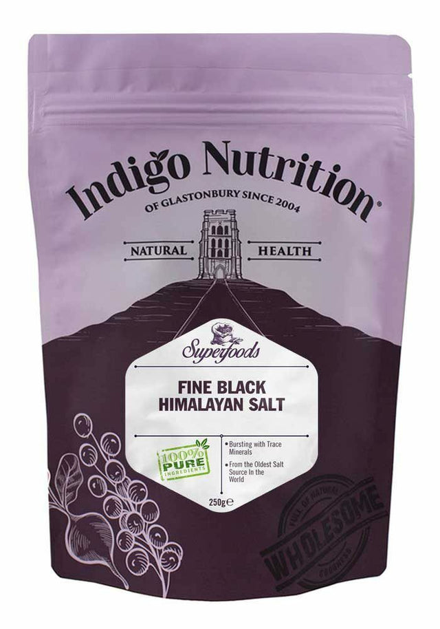 Indigo Herbs Himalayan Fine Black Salt,  250gr