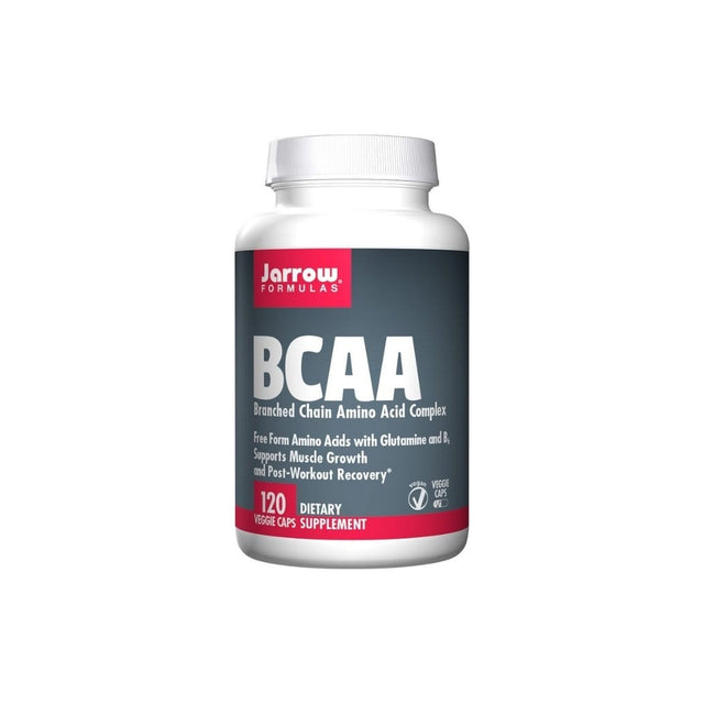 Jarrow Formulas BCAA With Glutamine & B6,120 Capsules