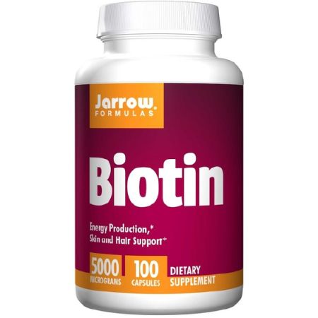 Jarrow Formulas Biotin- 5000mcg, 100 Capsules