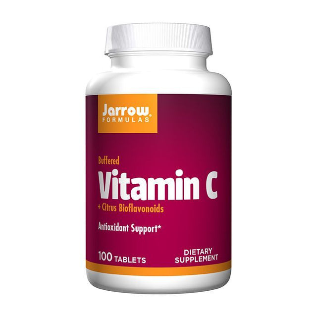 Jarrow Formulas Buffered Vitamin C +bioflav,  100 Tablets