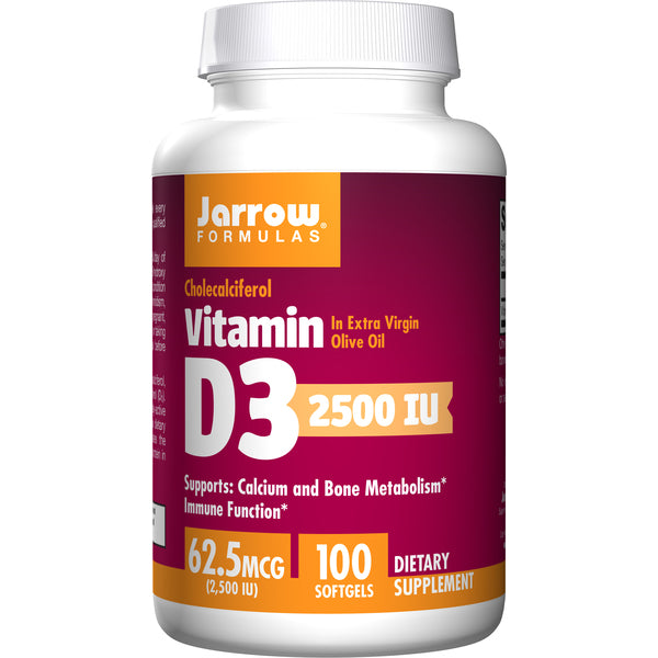 Jarrow Formulas Vitamin D3, 100 Softgels