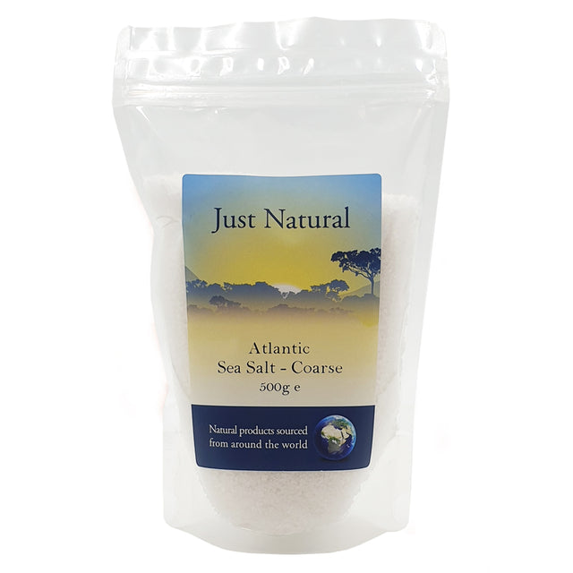 Just Natural Atlantic Sea Salt - Coarse, 500gr
