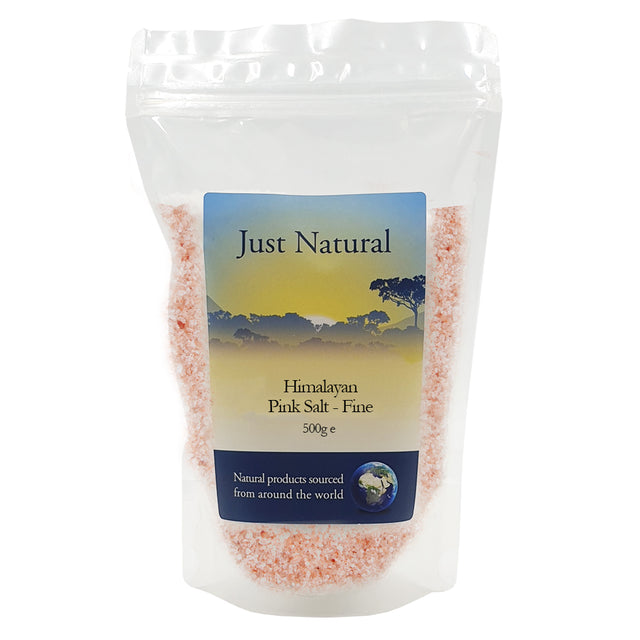 Just Natural Himalayan Rose Pink Salt - Fine, 500gr