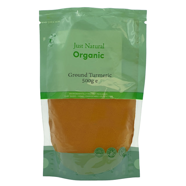 Just Natural Organic Ground Turmeric, 500gr