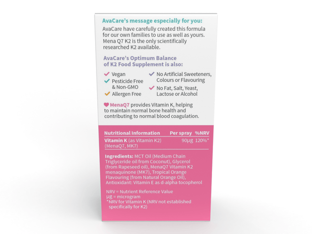 Avacare Vitamin K2 Adult, 12ml