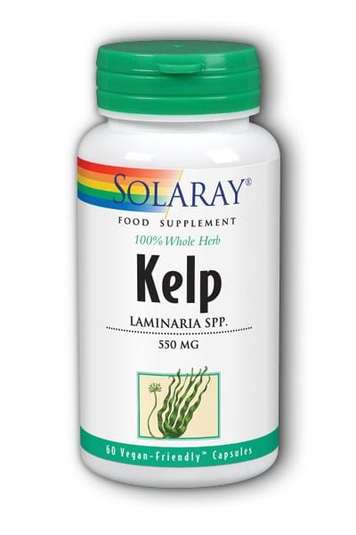 Solaray Kelp, 550mg, 60 Capsules