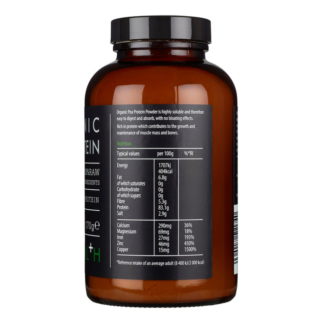 Kiki Health Pea Protein Powder Organic, 170gr