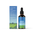 Image of the dropper delivering a precise dose of Bilberry Extract into a child's mouth