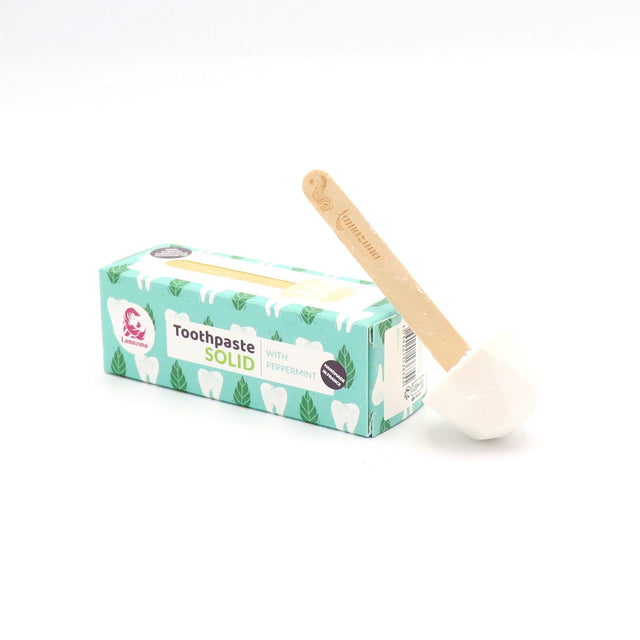 Lamazuna Solid Toothpaste, Peppermint 17gr
