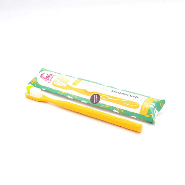 Lamazuna Toothbrush Soft, Yellow