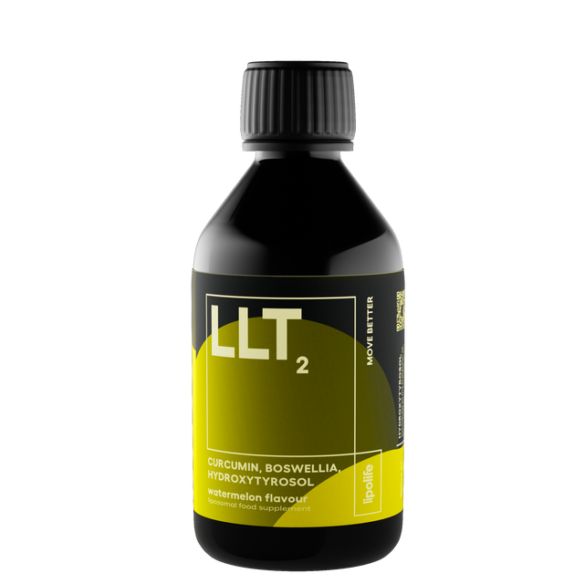 Lipolife LLT2- Liposomal Boswellia, Curcumin and Hydroxytyrosol, 250ml