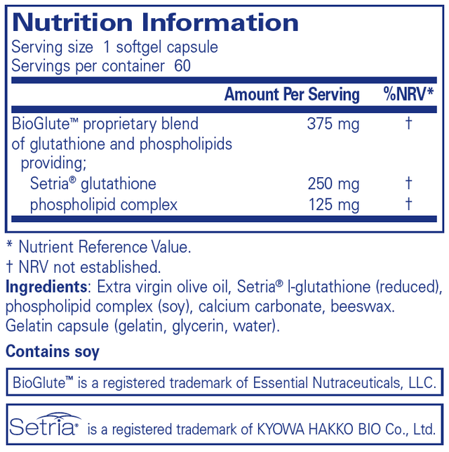 Pure Encapsulations Liposomal Glutathione, 60 Soft Gels | Revital Pure Encapsulations Liposomal Glutathione, 60 Soft Gels | Revital