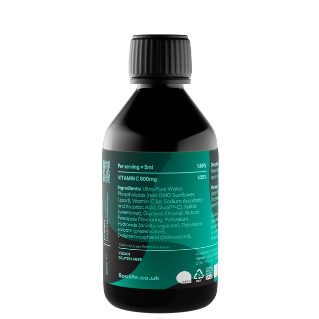 Lipolife LVC4- Liposomal Vitamin C, 250ml
