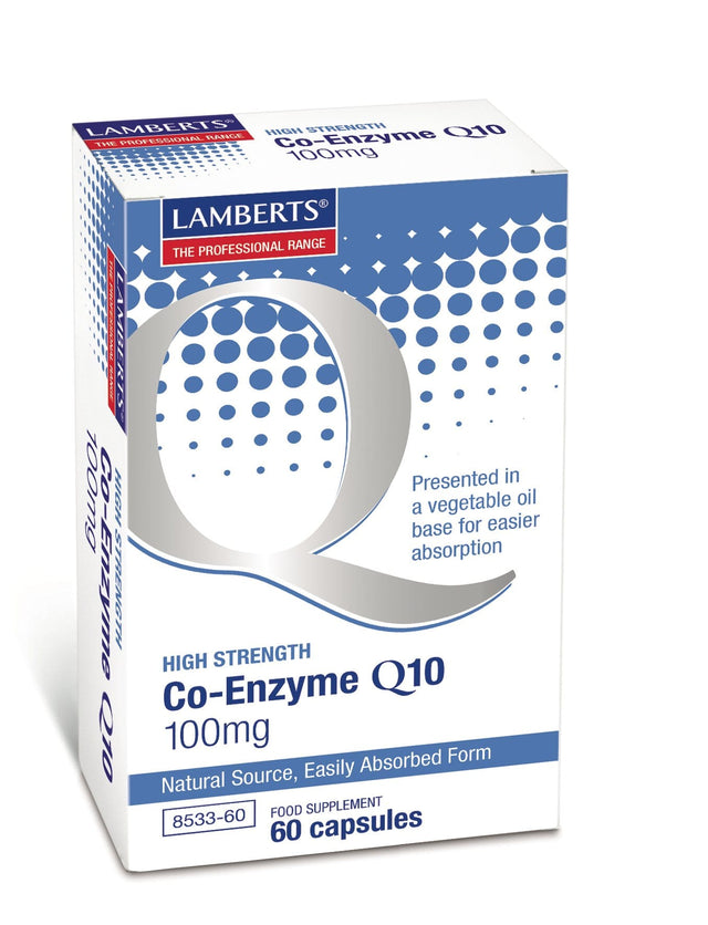 Lamberts Co Enzyme Q10- 100mg, 60 Capsules