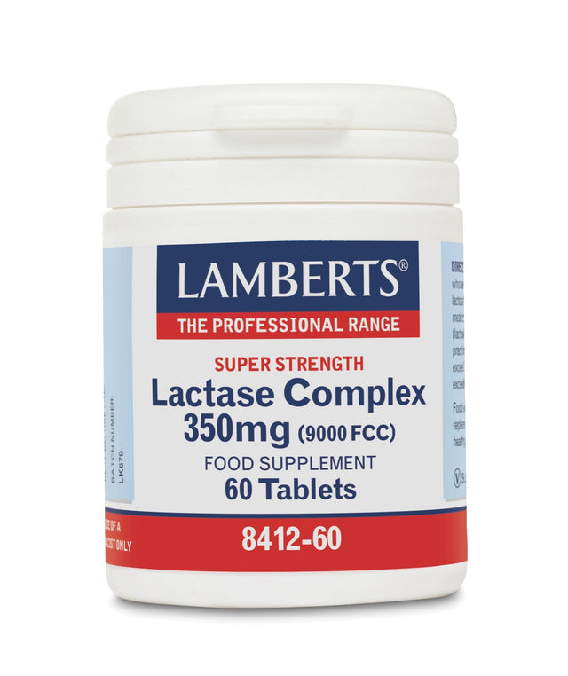 Lamberts Lactase Complex Super Strength 350mg, 60 Tablets