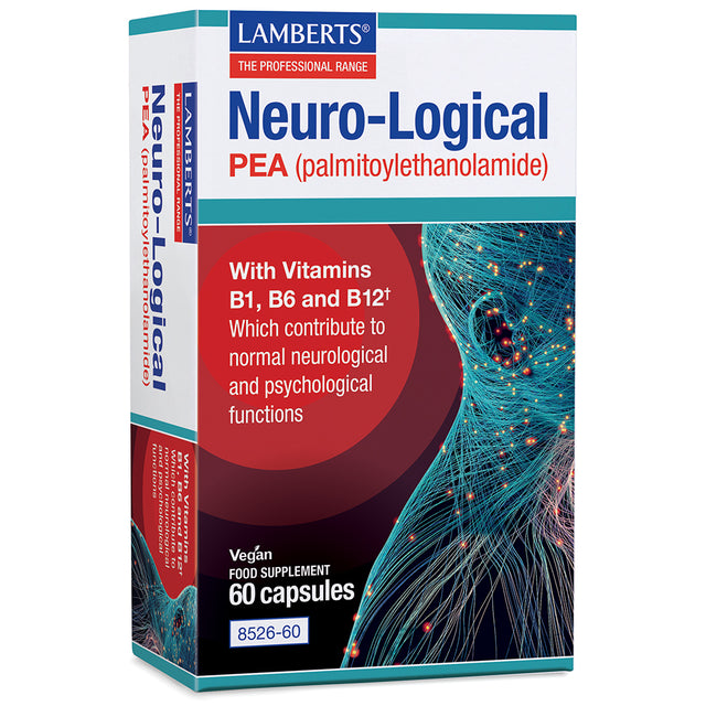 Lamberts Neuro-Logical Palmitoylethanolamide 200mg, 60 Capsules