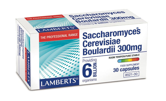 Lamberts Saccharomyces Cerevisiae Boulardii- 300mg, 30 Capsules