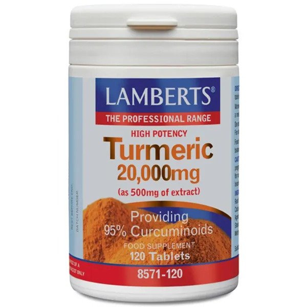 Lamberts Turmeric 20,000mg, 120 Tablets