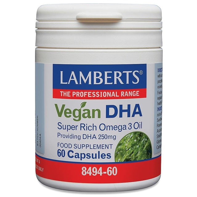 Lamberts Vegan DHA, 60 Capsules