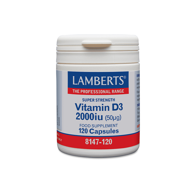 Lamberts Vitamin D3 2000 I.U, 120 Capsules