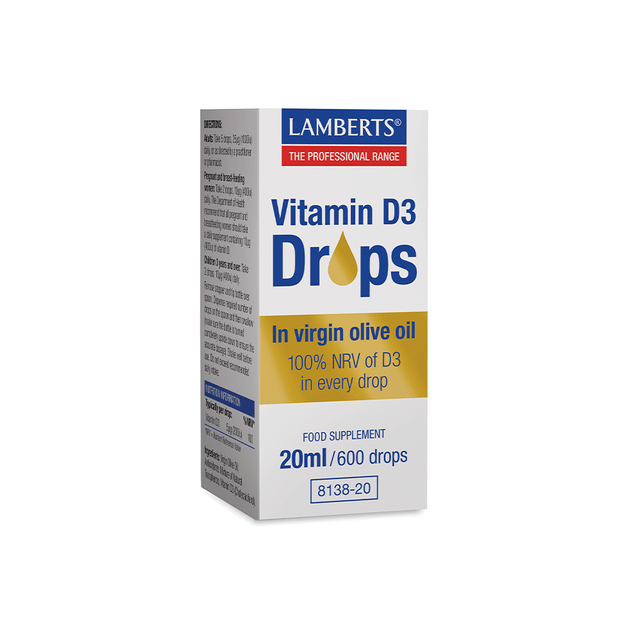 Lamberts Vitamin D3 Drops, 20ml