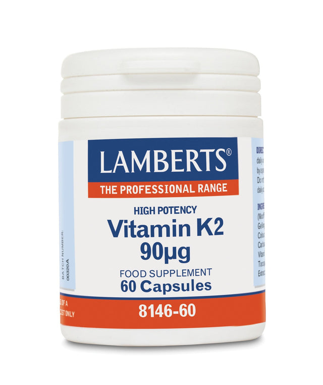 Lamberts Vitamin K2- 90mcg,  60 Capsules