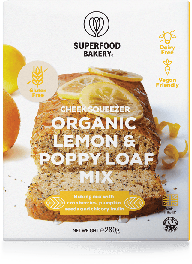Supergood  Zest Fest Lemon & Poppy Loaf Mix, 270g