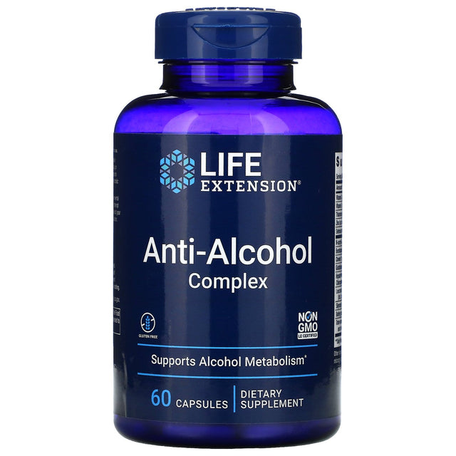 Life Extension Anti-Alcohol Complex, 60 Capsules