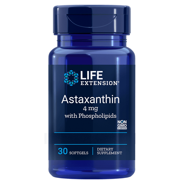 Life Extension Astaxanthin with Phospholipids 4mg,  30 Softgels