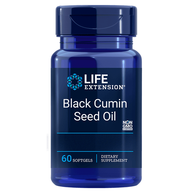 Life Extension Black Cumin Seed Oil-500mg, 60 Softgels